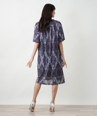 プリントフレアワンピース【Ｌｅｉｌｉａｎ　ＷＨＩＴＥ　ＬＡＢＥＬ】
