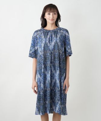 プリントフレアワンピース【Ｌｅｉｌｉａｎ　ＷＨＩＴＥ　ＬＡＢＥＬ】
