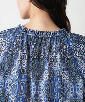 プリントフレアワンピース【Ｌｅｉｌｉａｎ　ＷＨＩＴＥ　ＬＡＢＥＬ】