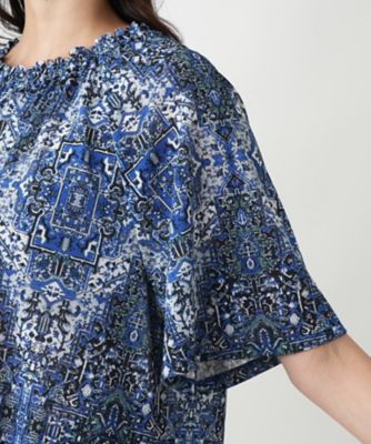 プリントフレアワンピース【Ｌｅｉｌｉａｎ　ＷＨＩＴＥ　ＬＡＢＥＬ】