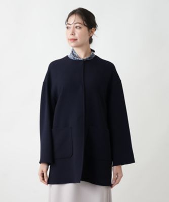 Leilian　レリアン　ヌートリア　アンゴラウール　コート　サイズ13号 ウールコート【Leilian WHITE LABEL