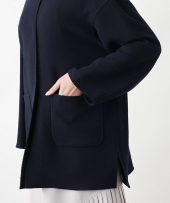 ノーカラーコート【Leilian WHITE LABEL
