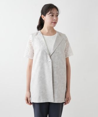 【店舗人気】ラペルドベスト【ＲＯＣＨＡＳ　Ｐｒｅｍｉｅｒｅ】