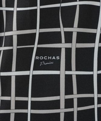 【店舗人気】チェックバンドカラーブラウス【ＲＯＣＨＡＳ　Ｐｒｅｍｉｅｒｅ】【ＲＡＴＴＩ】