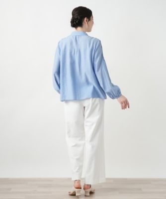【店舗人気】バルーンスリーブブラウス【ＲＯＣＨＡＳ　Ｐｒｅｍｉｅｒｅ】