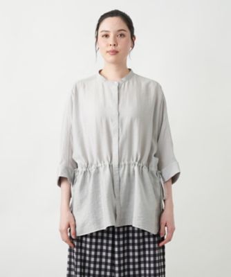 【店舗人気】バンドカラーブラウス【ＲＯＣＨＡＳ　Ｐｒｅｍｉｅｒｅ】