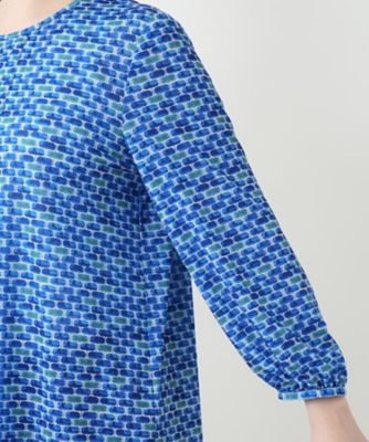 【店舗人気】プリントチュニックブラウス【ＲＯＣＨＡＳ　Ｐｒｅｍｉｅｒｅ】