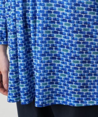 【店舗人気】プリントチュニックブラウス【ＲＯＣＨＡＳ　Ｐｒｅｍｉｅｒｅ】