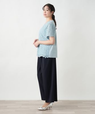 【店舗人気】洗えるワイドパンツ