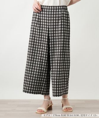 ＜Leilian plus house (Women/大きいサイズ)＞【店舗人気】ガウチョパンツ【プラス企画】