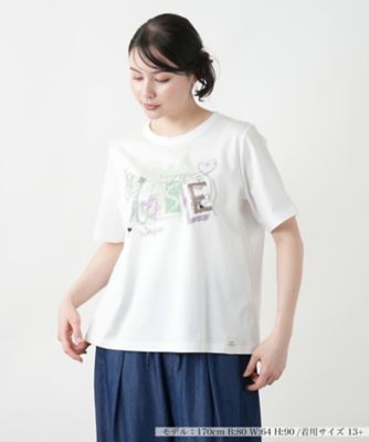 Leilian レリアン 半袖Tシャツ サイズ13プラス ホワイト