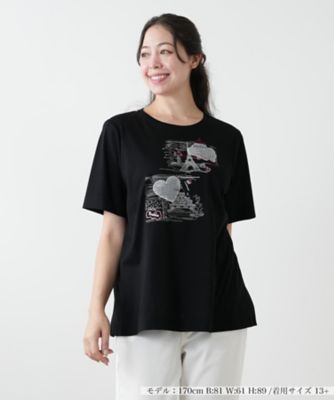 レリアンLeilian刺繍レースチュニックワンピースプラスサイズ