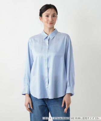 ＜Leilian plus house (Women/大きいサイズ)＞ストライプブラウス