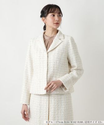 ＜Leilian plus house (Women/大きいサイズ)＞ツイードジャケット