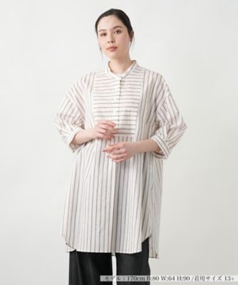 ＜Leilian plus house (Women/大きいサイズ)＞【店舗人気】切替チュニックブラウス【プラス企画】