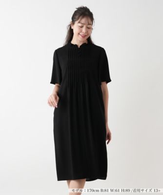 ＜Leilian plus house (Women/大きいサイズ)＞【店舗人気】ピンタックワンピース【プラス企画】