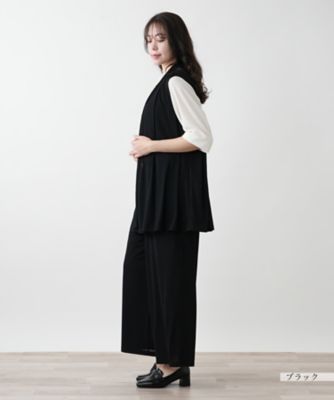 【店舗人気】羽織りベスト【Ｌｅｉｌｉａｎ　ＷＨＩＴＥ　ＬＡＢＥＬ】