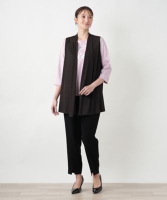 【店舗人気】羽織りベスト【Ｌｅｉｌｉａｎ　ＷＨＩＴＥ　ＬＡＢＥＬ】