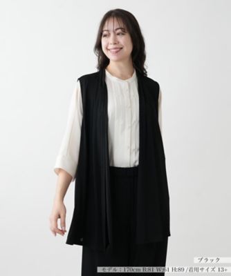 【店舗人気】羽織りベスト【Ｌｅｉｌｉａｎ　ＷＨＩＴＥ　ＬＡＢＥＬ】