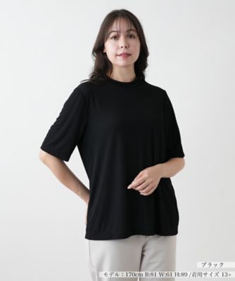 【店舗人気】ハイネックカットソー【Ｌｅｉｌｉａｎ　ＷＨＩＴＥ　ＬＡＢＥＬ】