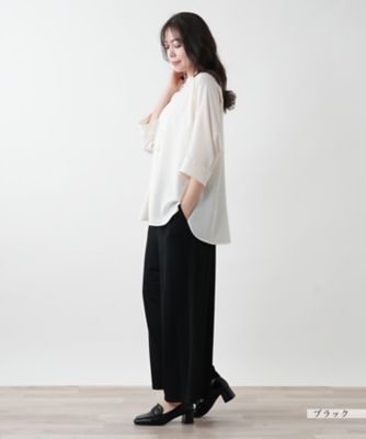 【店舗人気】ワイドパンツ【Ｌｅｉｌｉａｎ　ＷＨＩＴＥ　ＬＡＢＥＬ】