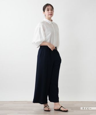 【店舗人気】ワイドパンツ【Ｌｅｉｌｉａｎ　ＷＨＩＴＥ　ＬＡＢＥＬ】