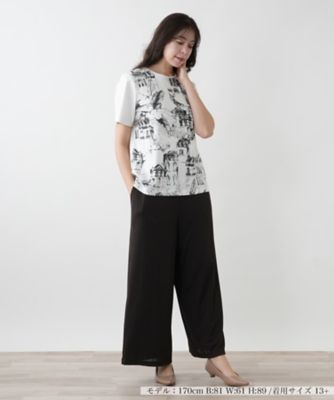 【店舗人気】ワイドパンツ【Ｌｅｉｌｉａｎ　ＷＨＩＴＥ　ＬＡＢＥＬ】