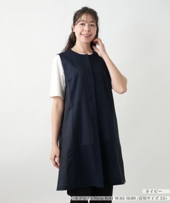 ＜Leilian plus house (Women/大きいサイズ)＞ロングベスト【プラス企画】