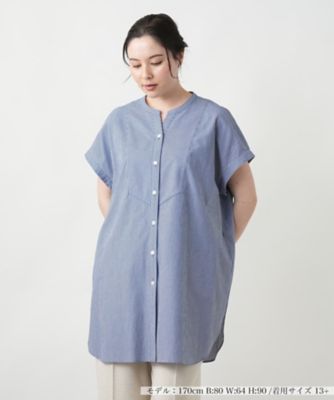 ＜Leilian plus house (Women/大きいサイズ)＞【店舗人気】スキッパーブラウス【プラス企画】