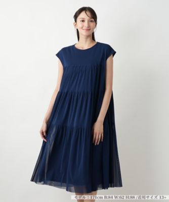 ＜Leilian plus house (Women/大きいサイズ)＞【店舗人気】ティアードフレアワンピース【プラス企画】