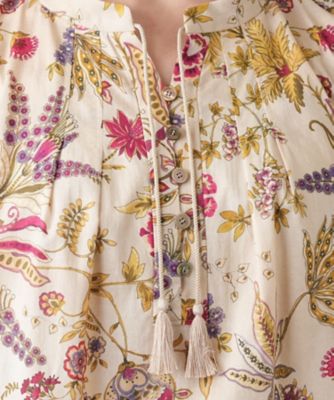 【店舗人気】プリントブラウス【ＲＯＣＨＡＳ　Ｐｒｅｍｉｅｒｅ】