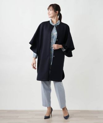 店舗人気】フリルスリーブコート | Leilian plus house (Women/大きい