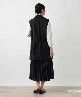 24AW 極美品 レリアン プラスハウス ベスト ジレ 黒 大きいサイズ4L スタンドカラーベスト|レリアン プラスハウス | レリアン公式