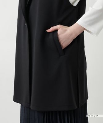 24AW 極美品 レリアン プラスハウス ベスト ジレ 黒 大きいサイズ4L 店舗人気】テーラードジレ【NEMIKA】 | Leilian plus