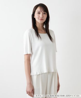 【店舗人気】スクエアネックニット【ＢＯＵＲＧＥ】