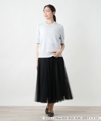 Leilian PLUS HOUSE / レリアンプラスハウス 【店舗人気】クルーネックニット【BOURGE】 店舗人気】クルーネックニット【BOURGE】|レリアン プラスハウス