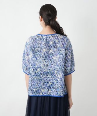 Leilian PLUS HOUSE / レリアンプラスハウス 【店舗人気】レースドットブラウス【BOURGE】 店舗人気】レースドットブラウス【BOURGE】 | Leilian