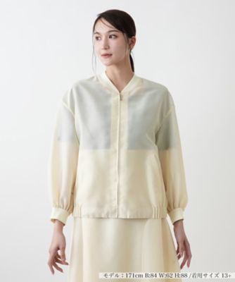 ＜Leilian plus house (Women/大きいサイズ)＞ボリュームスリーブブルゾン【ＢＯＵＲＧＥ】