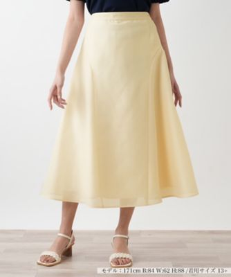 ＜Leilian plus house (Women/大きいサイズ)＞フレアスカート【ＢＯＵＲＧＥ】