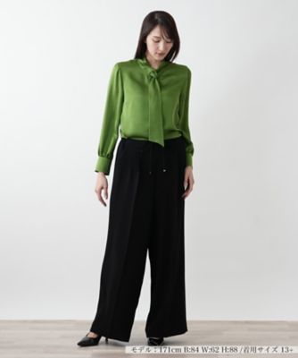 ワイドパンツ【BOURGE】 | Leilian plus house (Women