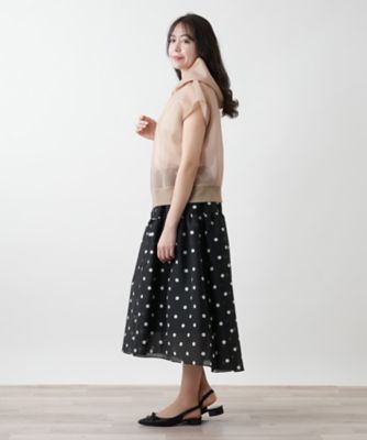 【美品】レリアン ◡̈ フードベスト　プラスハウス 店舗人気】フード切替ベスト | Leilian plus house (Women