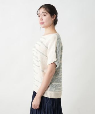 【店舗人気】ランダムボーダーニット