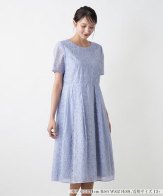 ＜Leilian plus house (Women/大きいサイズ)＞ボタニカルフレアワンピース