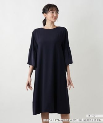 ＜Leilian plus house (Women/大きいサイズ)＞フレアスリーブワンピース