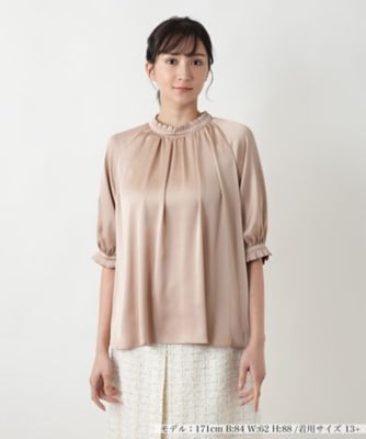 店舗人気】フリルブラウス | Leilian plus house (Women/大きい