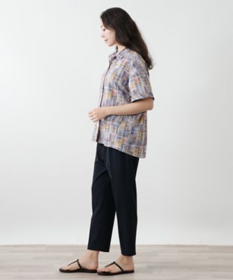 42,900円新品【Leilian レリアン】チェック長袖シャツ 13+ チェックブラウス【Leilian WHITE LABEL】|レリアン プラス