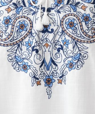 刺繍スモックブラウス | Leilian plus house (Women/大きいサイズ