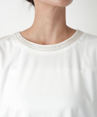 店舗人気】ネックライン刺繍プルオーバー | Leilian plus house