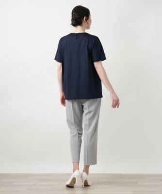 【店舗人気】ビジューネックカットソー