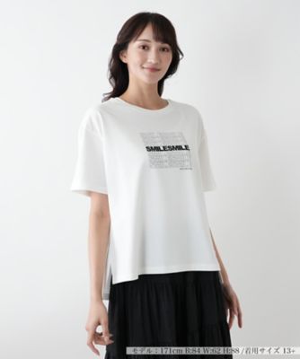 ＜Leilian plus house (Women/大きいサイズ)＞【店舗人気】プリントＴシャツ【プラス企画】